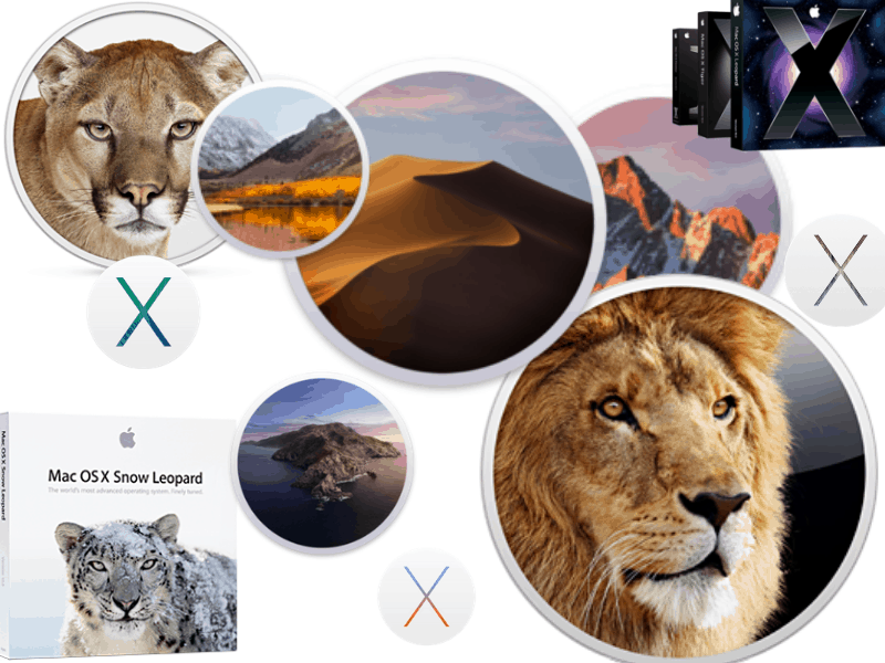 all mac os x releases or patches or updates 2017